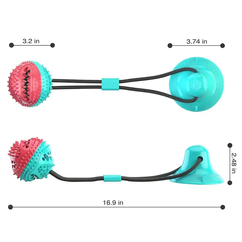 Dog Toy Silicone Suction Cup